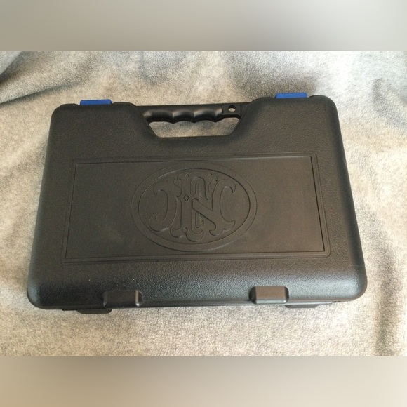 Other Fn Fns4 Hard Plastic Pistol Case Black With Blue Latches Poshmark